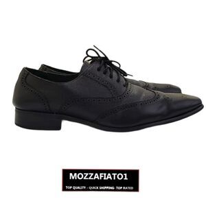 Men us 8.5 leather lining Oxford black shoe